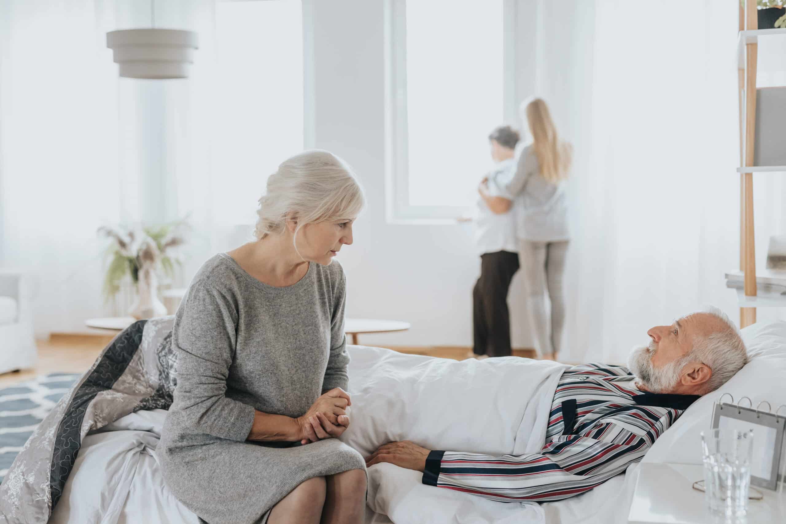 Supprting sick husband